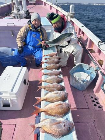 13日 マダイ お土産ゲット♪