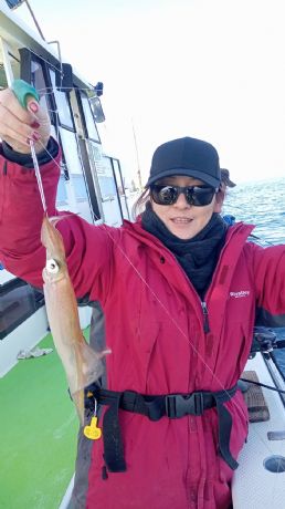 12月17日 ヤリイカ船で