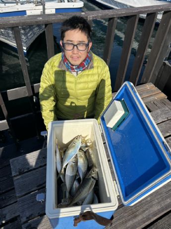 17日 アジ船にて★