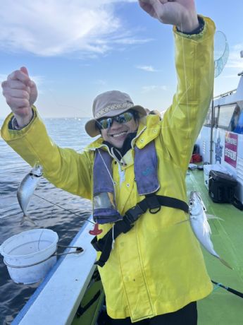 21日 ライトアジ船にて★