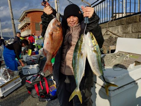 アジ五目船でマハタやら何やら