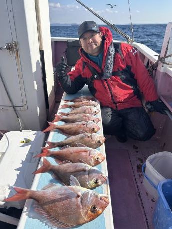 2月12日 マダイ好調♪