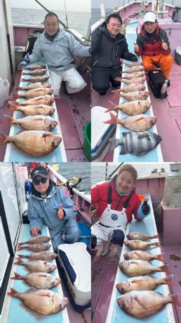 24日 マダイ 大漁ゲット♪