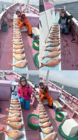 27日 マダイトップ20枚”大漁!