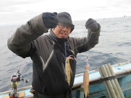 ヤリイカ、W、Gt。