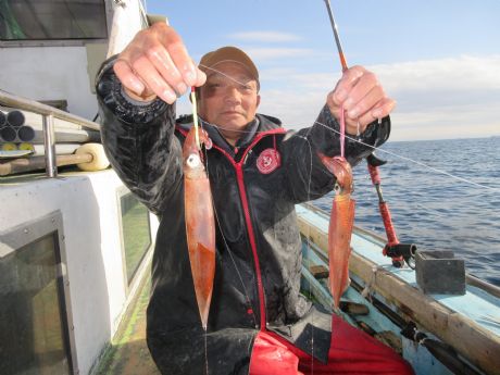 ヤリイカ、W、Gt。