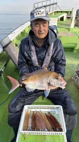 12月10日 ヤリイカ船で