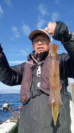 12月13日 ヤリイカ船で