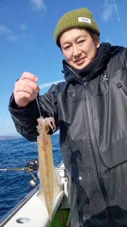 12月13日 ヤリイカ船で