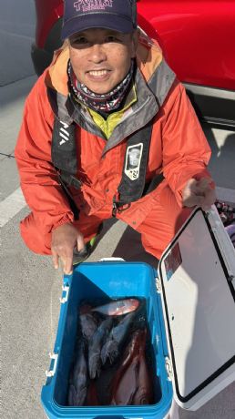 12月12日 根魚船で