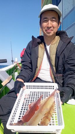 2月15日 ヤリイカ船で