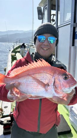 2月15日 マダイ船で