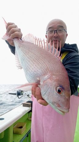 2月16日 マダイ船で