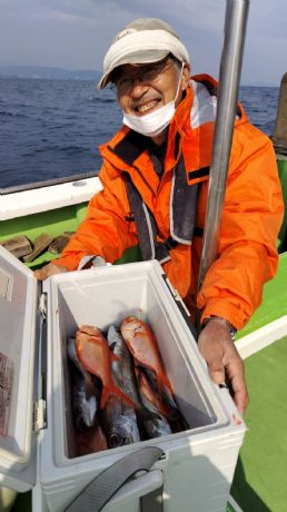 2月16日 根魚船で