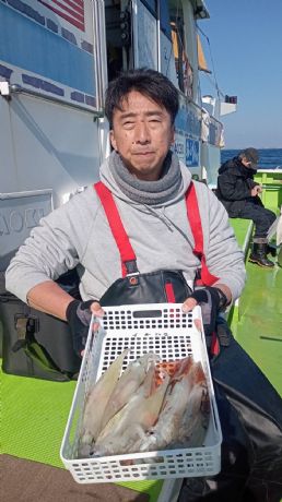 2月15日 ヤリイカ船で