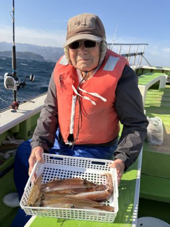 12月8日 ヤリイカ船で