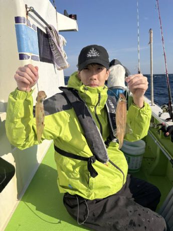 12月8日 ヤリイカ船で