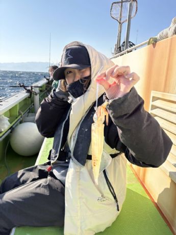 12月8日 ヤリイカ船で
