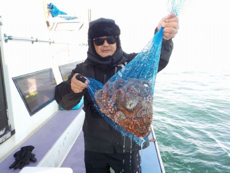 12/7(日)1kg超のダブルも有り6杯ゲット・平岡さん