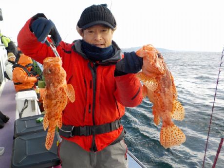 1/25(日)39cmと35cmゲット・伊藤さん