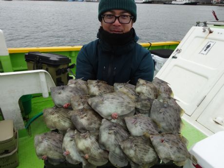 12/14☆山本さん 好釣果25枚☆ヽ(^o^)