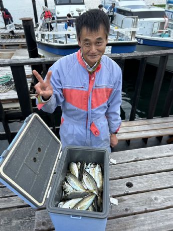 9日 ライトアジ船にて★