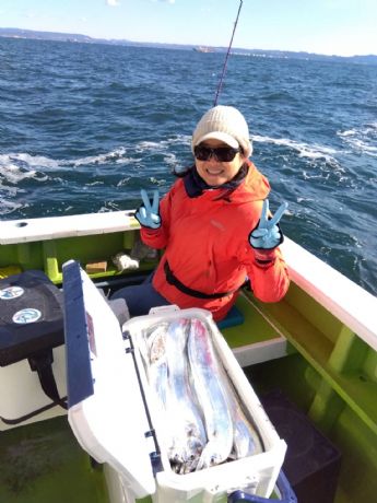 25日 ショートタチウオ船にて★