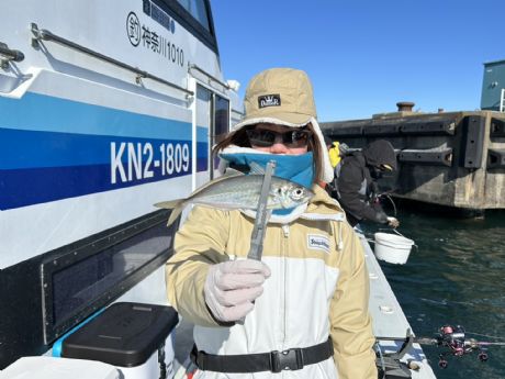 25日 ライトアジ船にて★