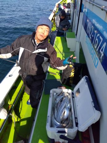 27日 ショートタチウオ船にて★