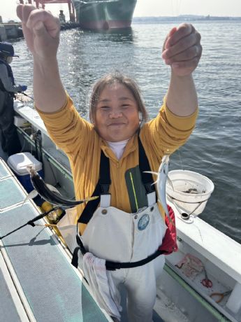 28日 ライトアジ船にて★