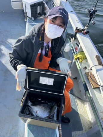 28日 ライトアジ船にて★