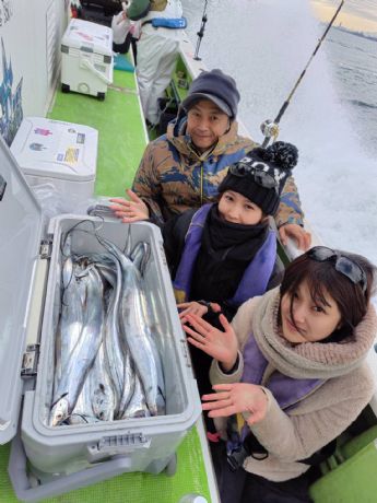 13日 ショートタチウオ船にて★