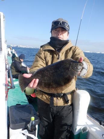 2026・2・21・真子ガレイ42、5cm