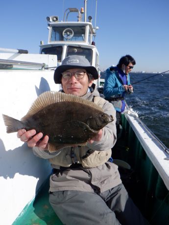 2026・1・24・真子ガレイ39cm。