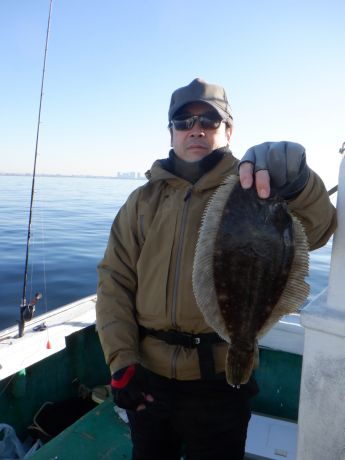 2026・1・24・真子ガレイ35cm。