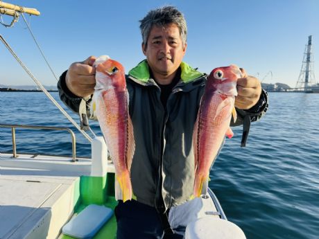 11/30 小柳さん、良型混じりでアマダイ10尾ゲット♪