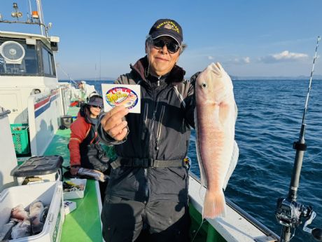 12/8 出ました!特大51cm(1.61kg)のシロアマダイゲット♪