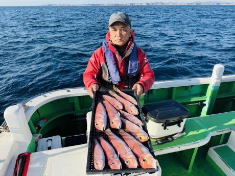 1/18 渥美さん、中型サイズ主体にアマダイ11尾ゲット♪