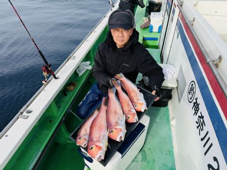 1/26 良型サイズ揃いました!大型混じりでアマダイ5尾ゲット♪