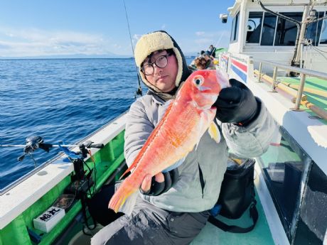 1/25 野副さん、ナイスサイズの大型44cmアマダイゲット♪