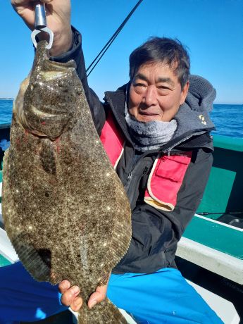 12月7日 2`級寒ビラメがヒット!